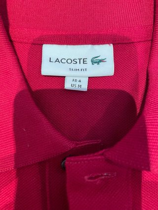Polo Lacoste Slim Fit Rojo