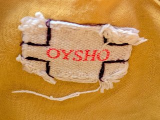 Bolso de mano Oysho multicolor bordado