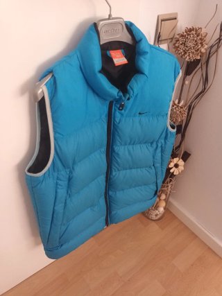 Chaleco plumífero Nike azul