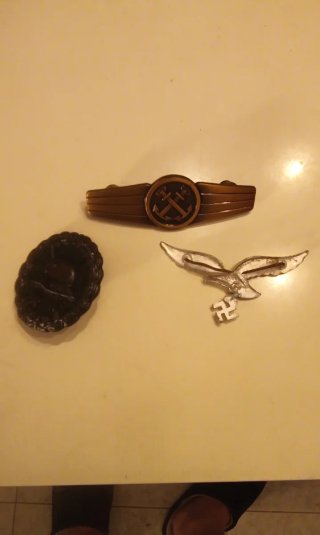 Insignias militares alemanas (3 piezas)