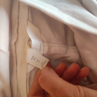 Vaqueros premamá H&M blancos talla 34