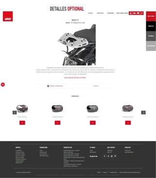 Adaptador Baúl Givi BMW R1250RS Plata