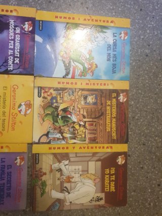 Lote libros Geronimo Stilton