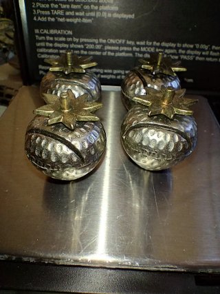 Poggia posate vintage fragole silver