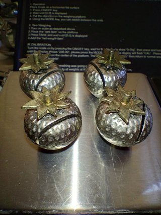 Poggia posate vintage fragole silver