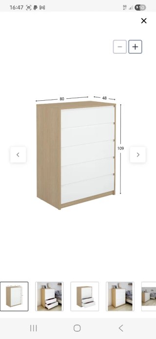 Cajonera Home Tera 5 cajones