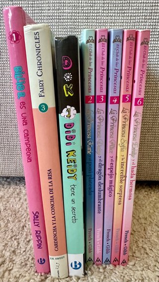Lote libros para niña