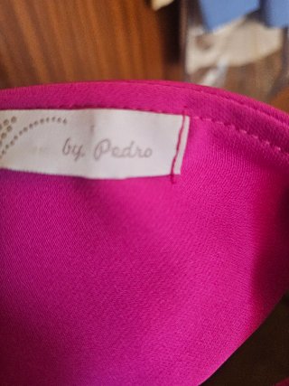 Vestido fiesta corto fucsia negociable