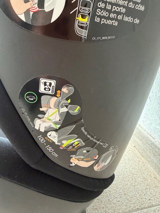 Alzador coche Cybex con respaldo