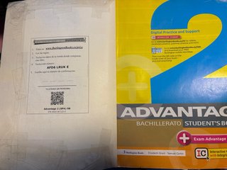 Advantage 2 Bachillerato