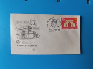 Sobre Filatélico Centenario Colegio Militar