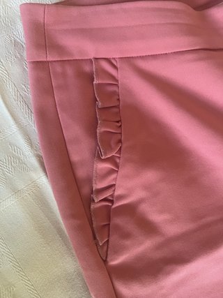 Conjunto Zara Top y Pantalón Rosa