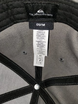 Gorra Quiksilver gris