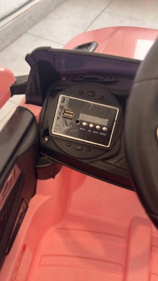 Coche eléctrico infantil rosa Princess