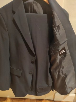 Traje Zara Azul Marino. Blazer T.44 Pantalón T 36
