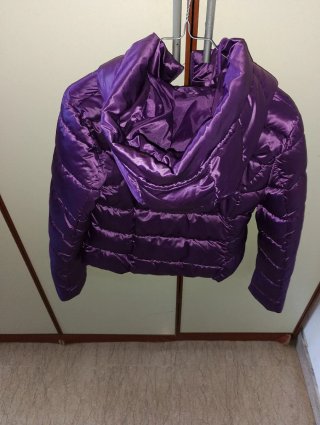 Giubbotto bambina viola