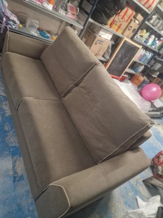 Sofá Cama 2 Plazas Tela Beige