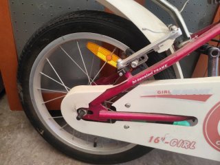 Bicicleta Infantil WST 16 Rosa