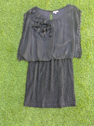 Vestido fiesta IRIS negro talla S