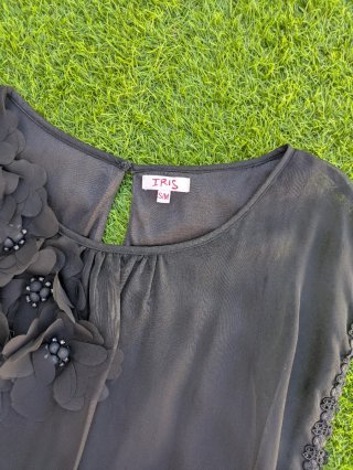 Vestido fiesta IRIS negro talla S