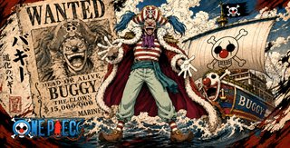 Playmat One Piece TCG Buggy