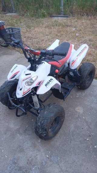 Quad ROAN Predator 110cc Blanco/Rojo