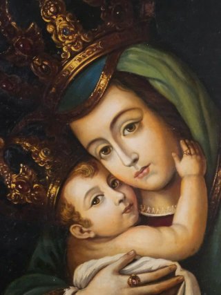 Virgen de Belén, pintura religiosa.