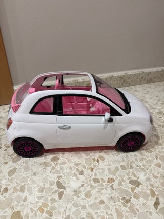 Coche de Juguete Barbie Blanco y Rosa