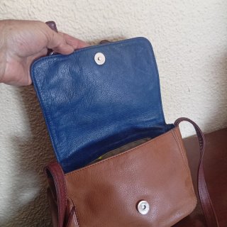 Bolso bandolera Purificación García piel