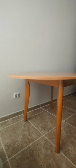 Mesa redonda extensible madera