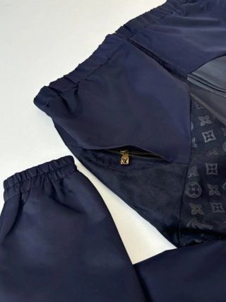 Giubbino Louis Vuitton Monogram Blu