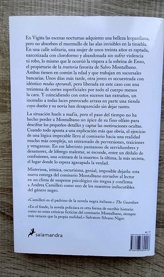 Novelas del Inspector Montalbano