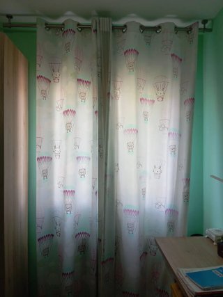 2 Cortinas Infantiles Estampadas 135×240