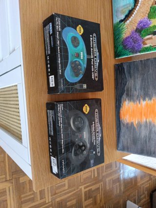 Pack 2 Mandos Arcade SEGA Mega Drive