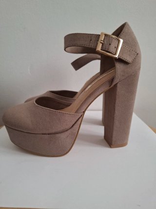 Zapatos de tacón plataforma T37