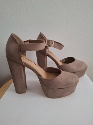 Zapatos de tacón plataforma T37