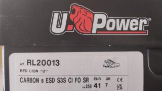 Zapatos de seguridad U-Power negros