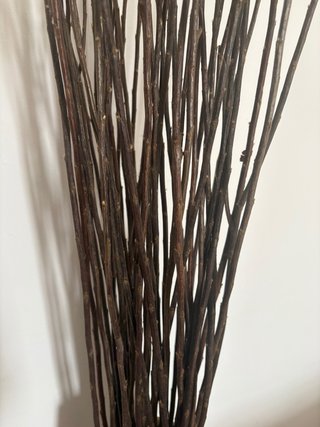 Jarrón grande decorativo con ramas