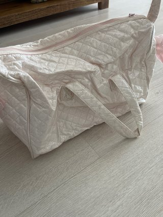 Bolso de bebé acolchado rosa