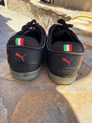 Zapatillas Puma Ferrari Negras y Rojas