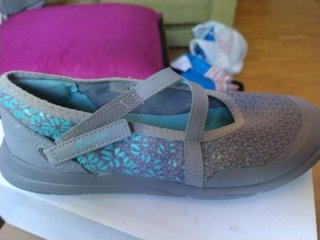 Bailarinas Newfeel Gris Azul Talla 39