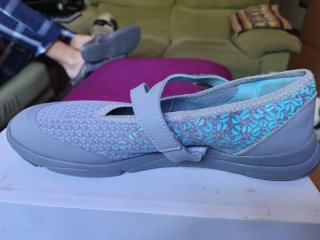 Bailarinas Newfeel Gris Azul Talla 39
