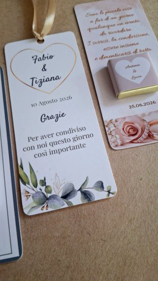 Segnaposto personalizzati