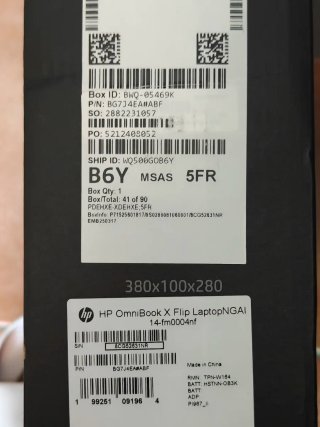 HP OmniBook X 14 3K OLED Touch 360 258v 32 GB RAM