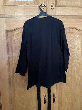 Blusa Ada Gatti Negra Talla M Bordada
