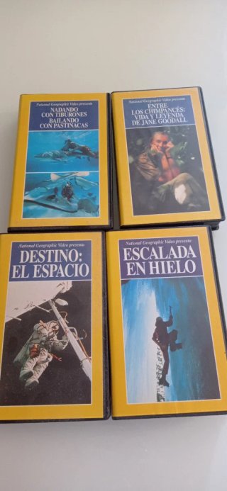 Lote 4 Cintas VHS National Geographic