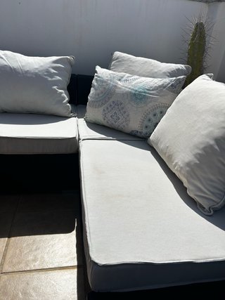 Conjunto de Muebles de Jardín Ratán Negro
