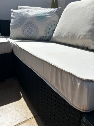 Conjunto de Muebles de Jardín Ratán Negro