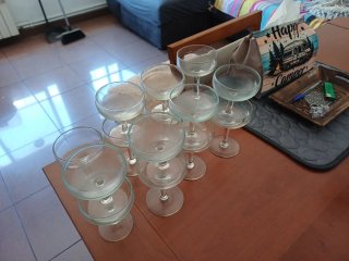 Copas de cóctel antiguas