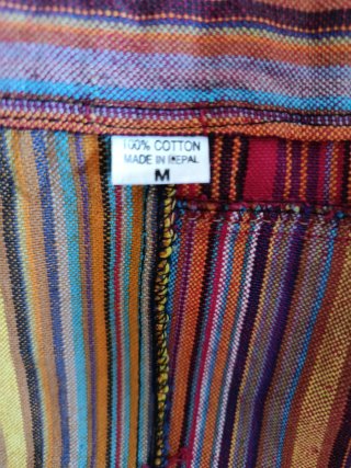 Peto Falda Patchwork Multicolor